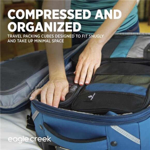 Starter Set of 3 Packing Cubes for Travel-Durable Travel Suitcase Organizer Bags - Picture 4 of 8